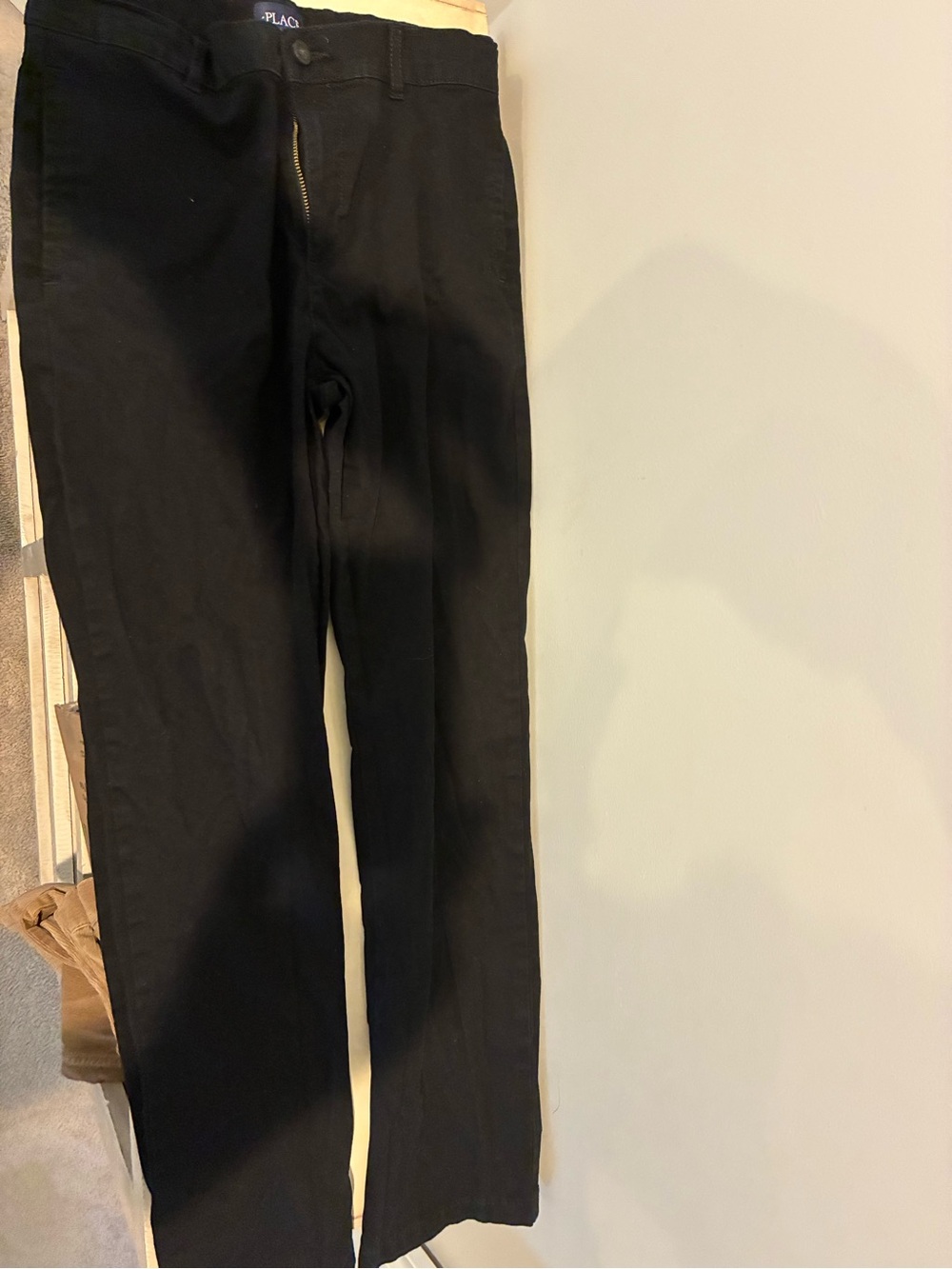 The Childrens Place Boys Navy Mid-Rise Casual Pants